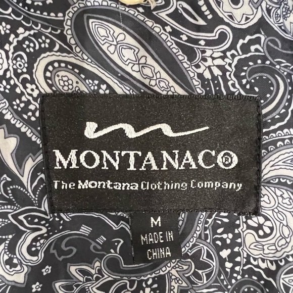 Montanaco Croc Embossed Metallic Cream Moto Jacket Size M - Picture 3 of 10